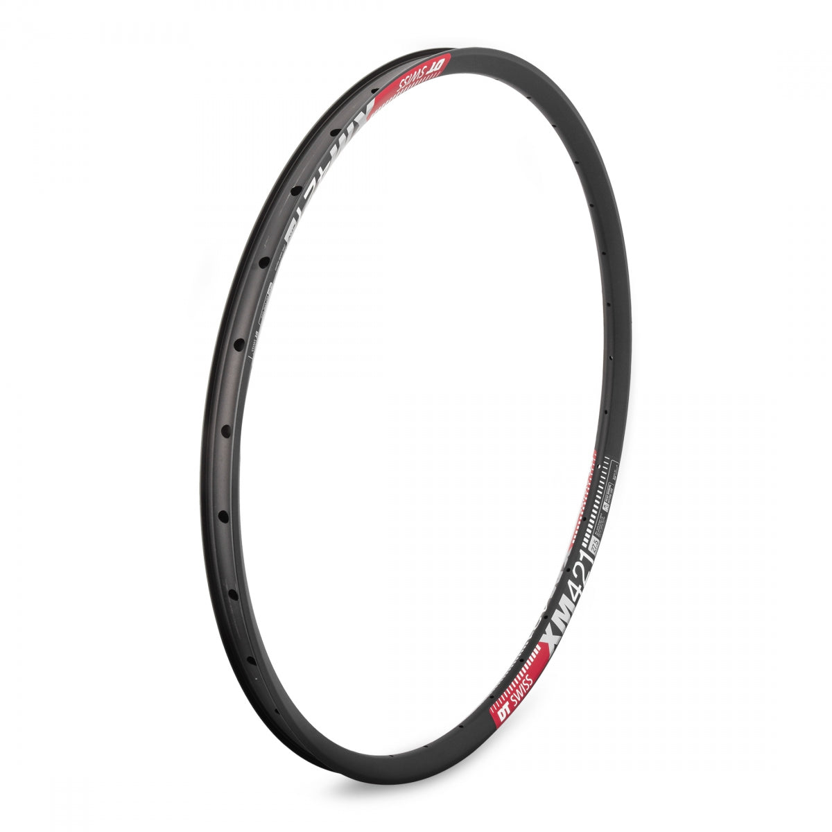 DT Swiss Dt 27.5 Xm421 Tbls 27.5 in Bicycle Rim Black 32H Disc Brake