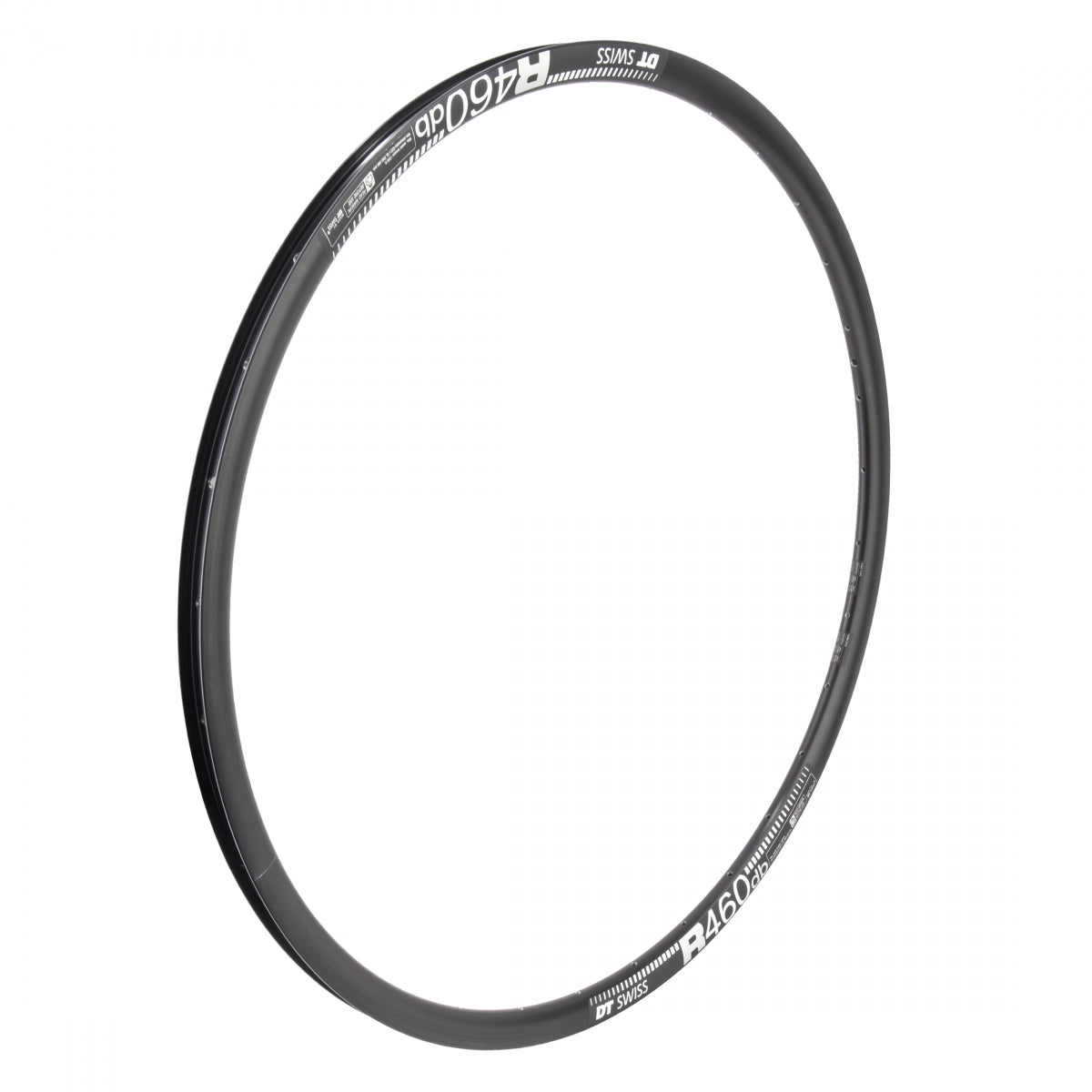 DT Swiss Dt 700C R460 700C Bicycle Rim Black 32H Disc Brake