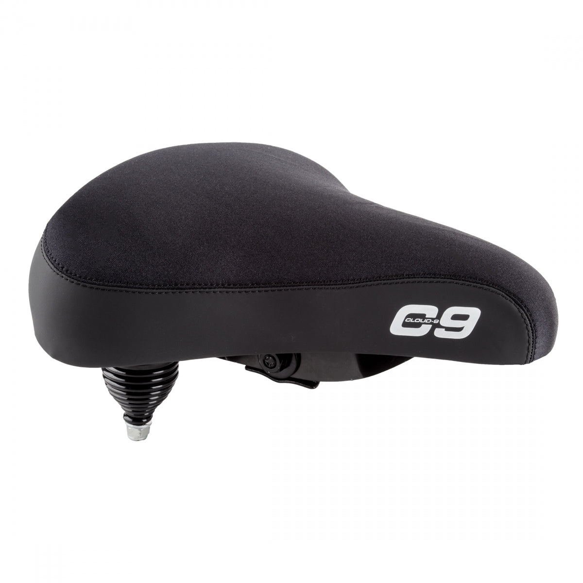 Sunlite Cloud 9 Cruiser Select Flat Rail Saddle, Lycra Cover, Black