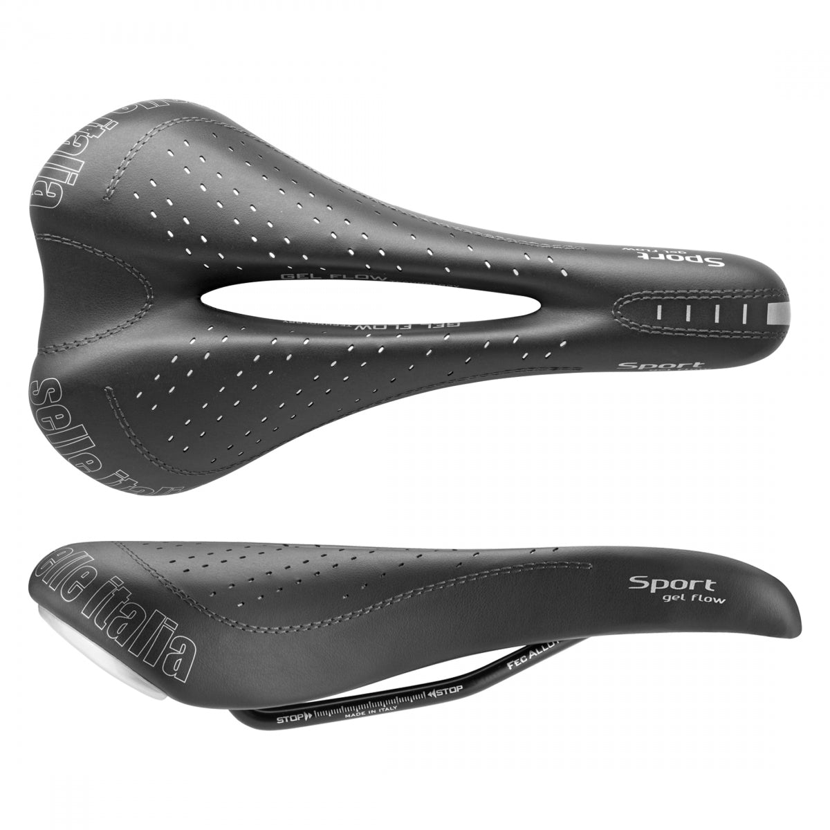 Selle Italia S I Sport Flow Comfort CrMo Rail Saddle Black