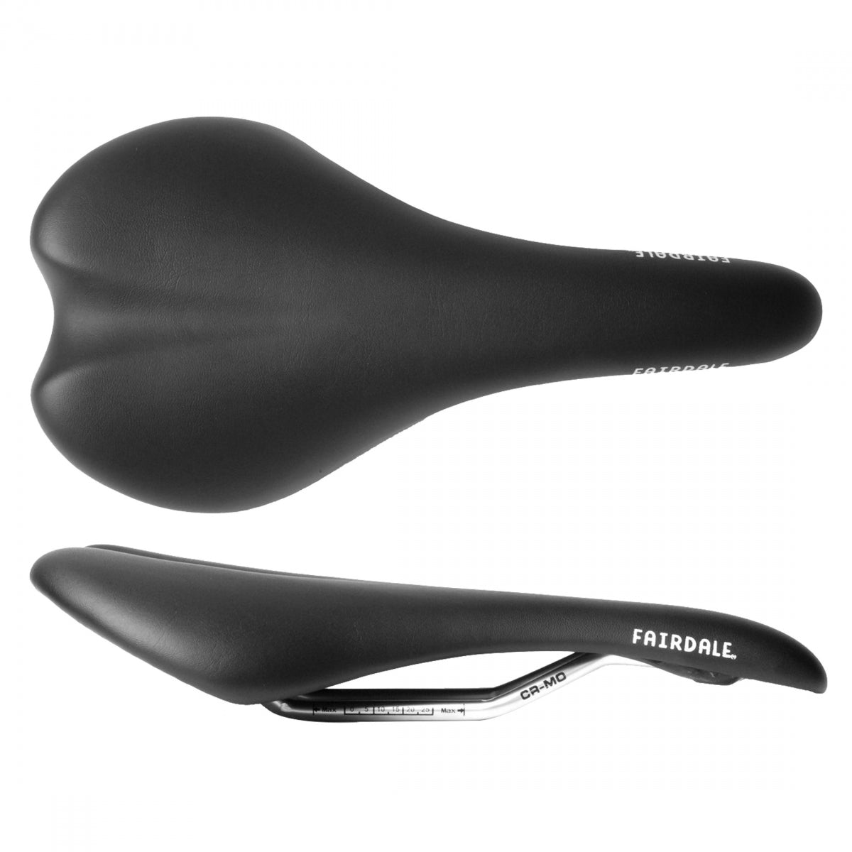 Fairdale Race Vinyl Road CrMo Rail Saddle Black