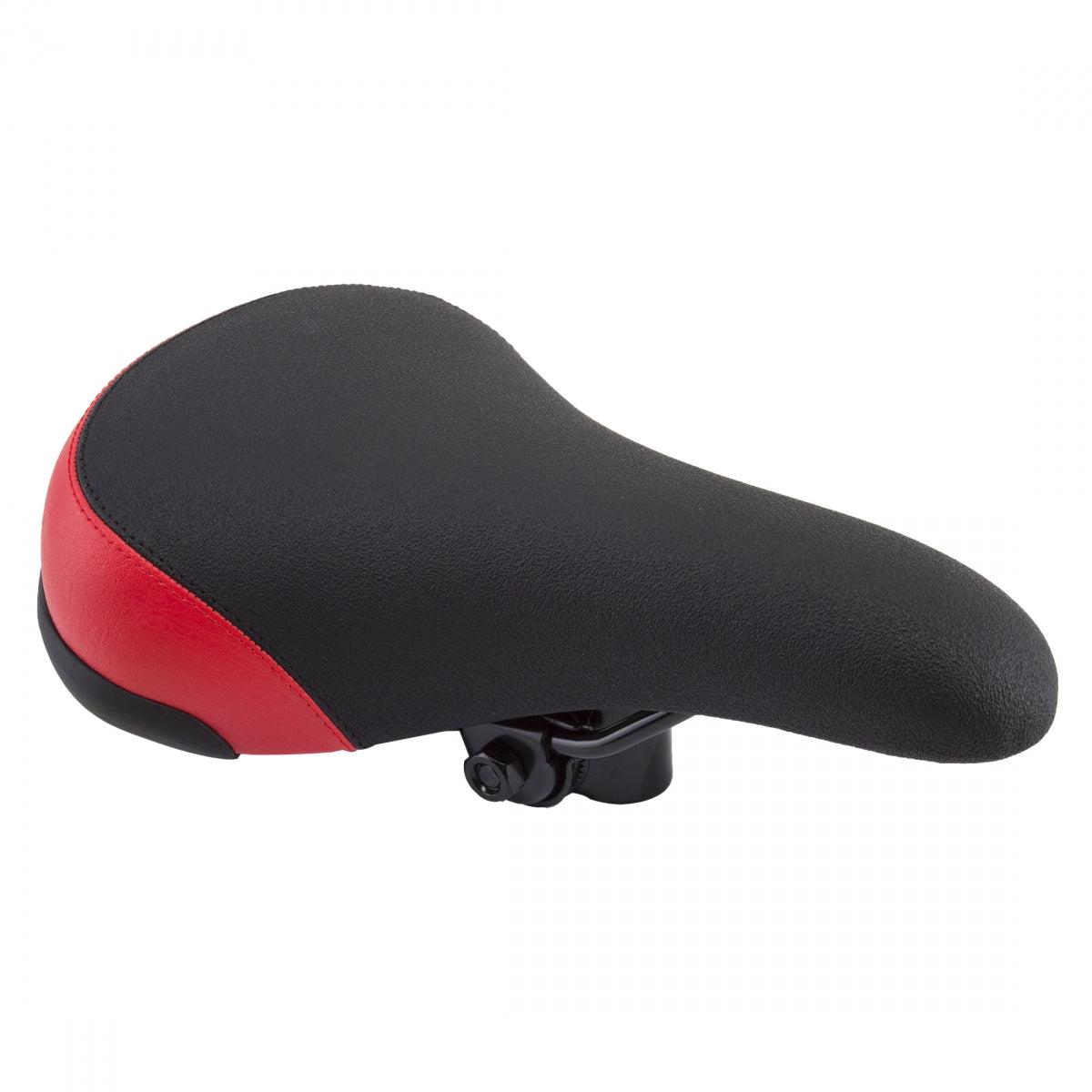 Saddle Black-Ops Mullet Black/Rd W/Clamp