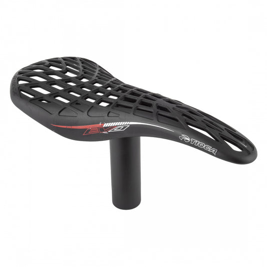 Saddle Tioga D-Spyder Evo Carbon W/Post 27.2X78Mm Black