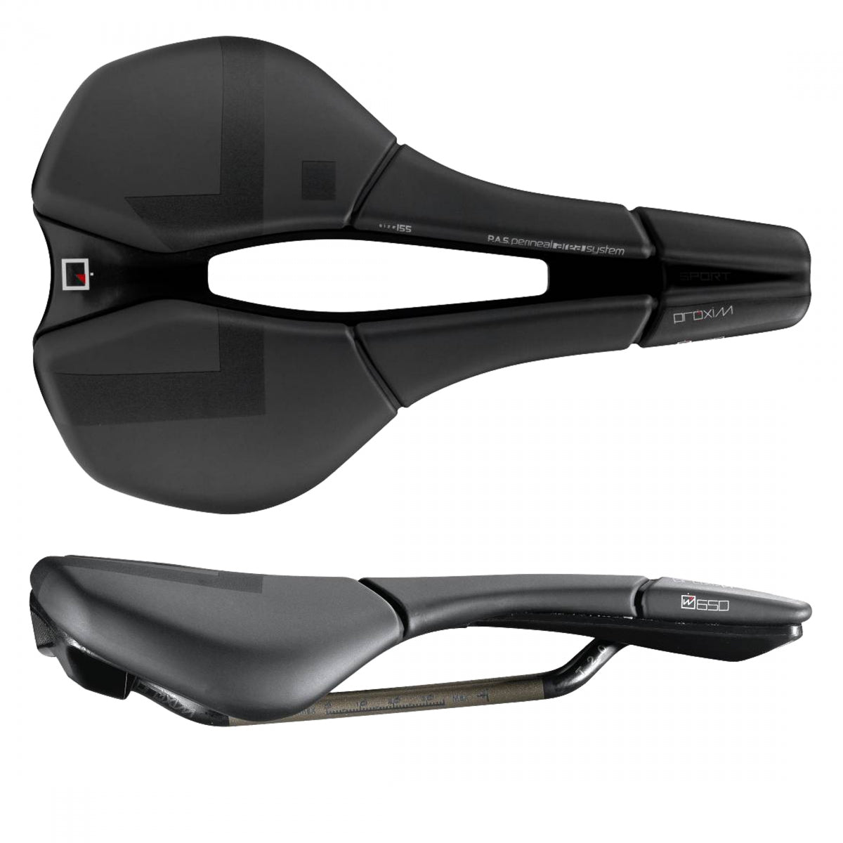Saddle Prologo Proxim W650 T2.0 155 Sport Black