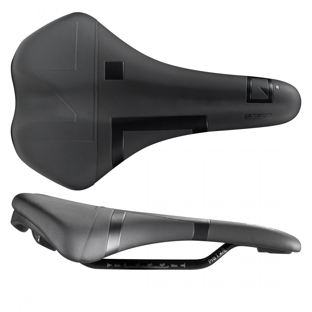 Prologo Proxim W350 T2.0 155 Comfort CrMo Rail Saddle Black