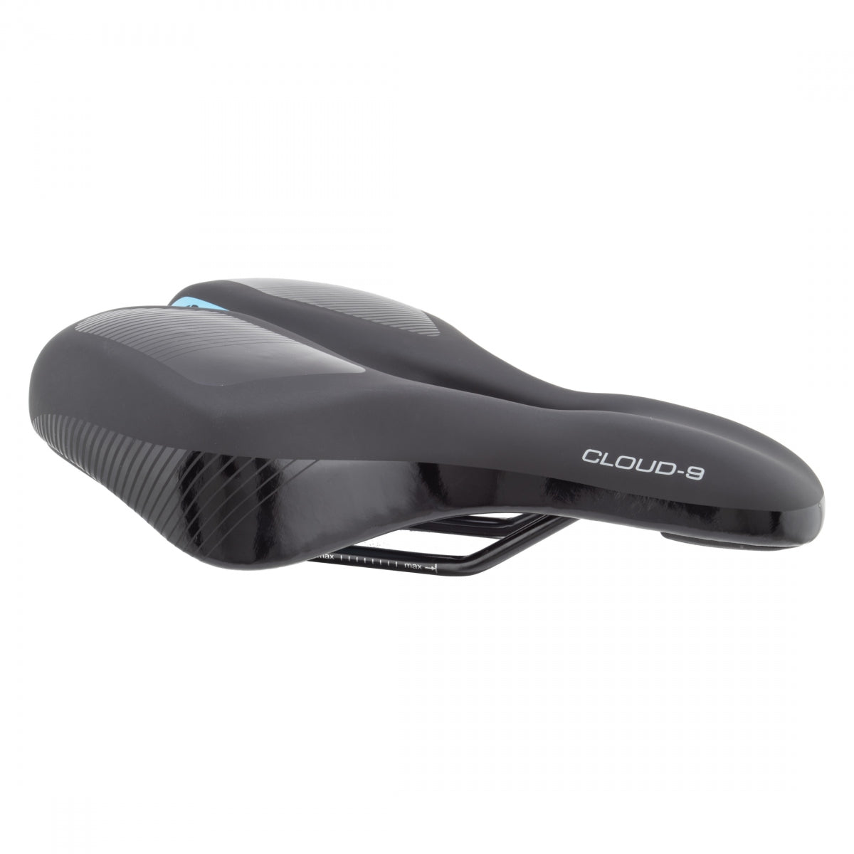 Saddle C9 Kush Plus Airflow Wide Memory Foam Black