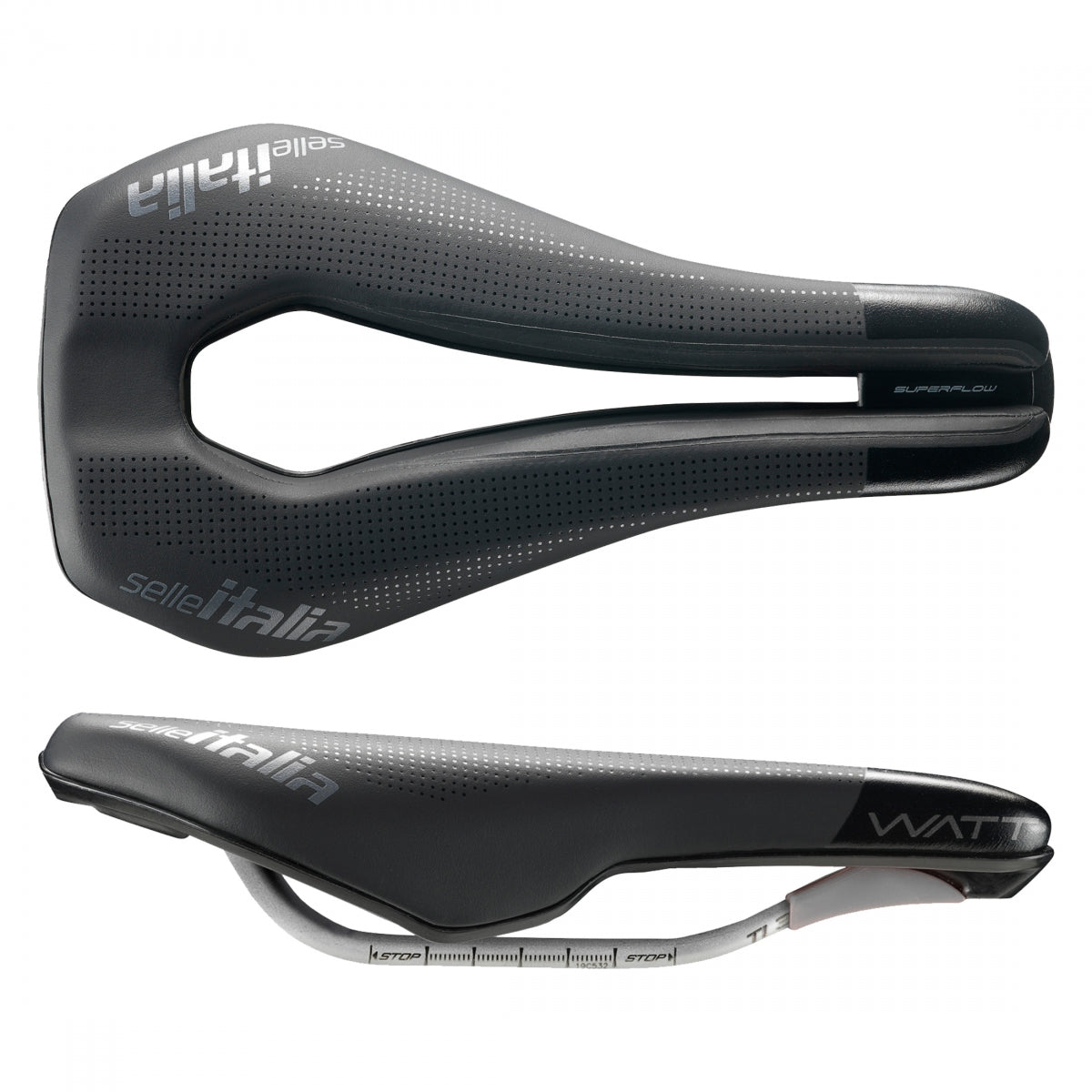 Selle Italia S I Watt Superflow L Comfort Saddle Black