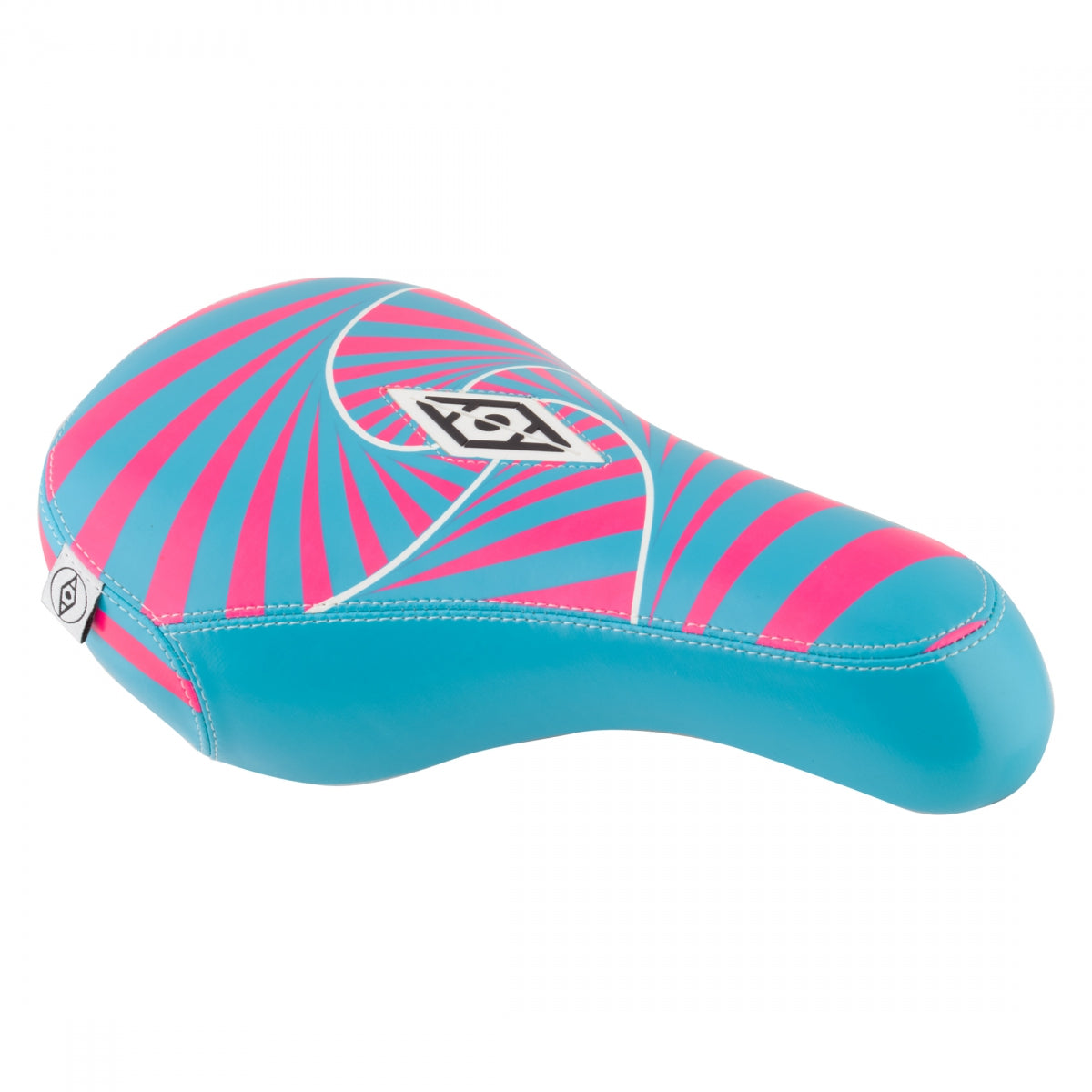Alienation An Mx Pivotal Psycho Pk Bu BMX 140mm Saddle Pink/Blue