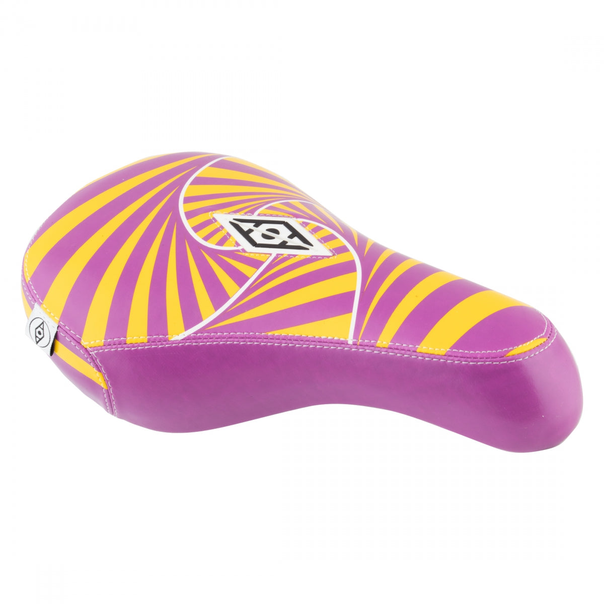 Alienation An Mx Pivotal Psycho Yl Pu BMX 140mm Saddle Purple/Yellow