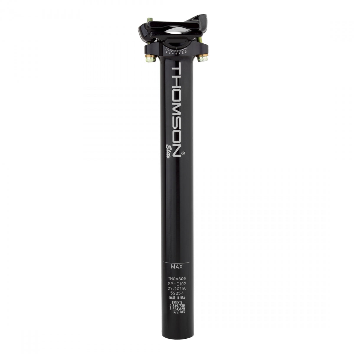 Thomson 27.2 250M Matte 27.2mm 250mm Setback Seatpost Black