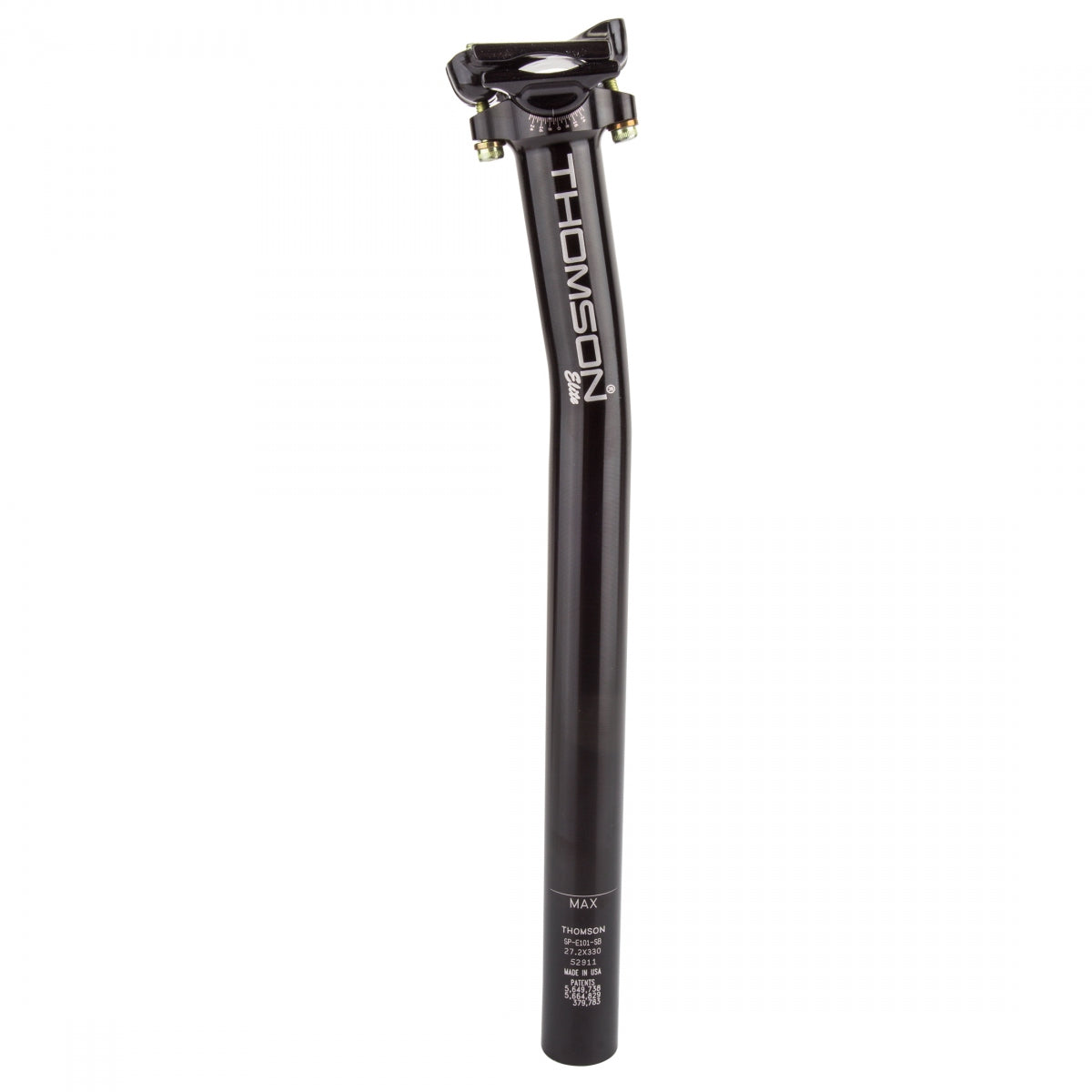 Thomson 27.2 330M Matte 16Mm Setback 27.2mm 330mm 16 mm Setback Seatpost Black