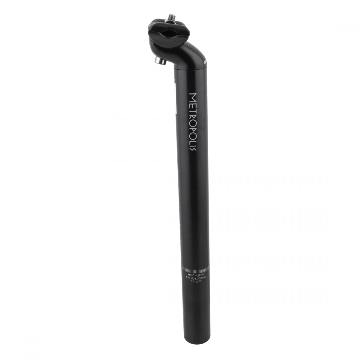 FSA Metropolis 31. 20 31.6mm 350mm Setback Seatpost Black