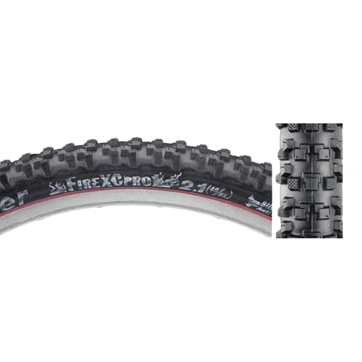 Panaracer Fire Pro Tire - 26 x 2 .1, Tubeless, Folding, Black