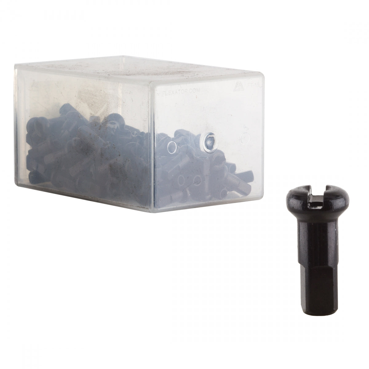 Spoke Nipple Dt Aly 2.0X12Mm Black Bxof100