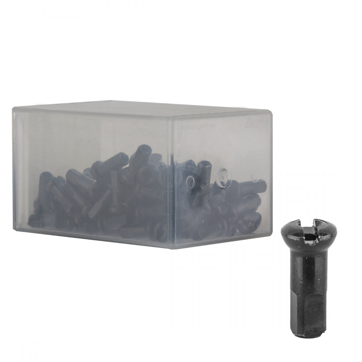 Spoke Nipple Dt Brass 2.0X12Mm Prohead Black Bxof100