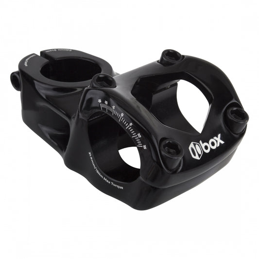 BOX One 53X31.8X28.6 0D 53mm Top Load Stem 31.8mm Clamp 1 1/8 in Steerer Black