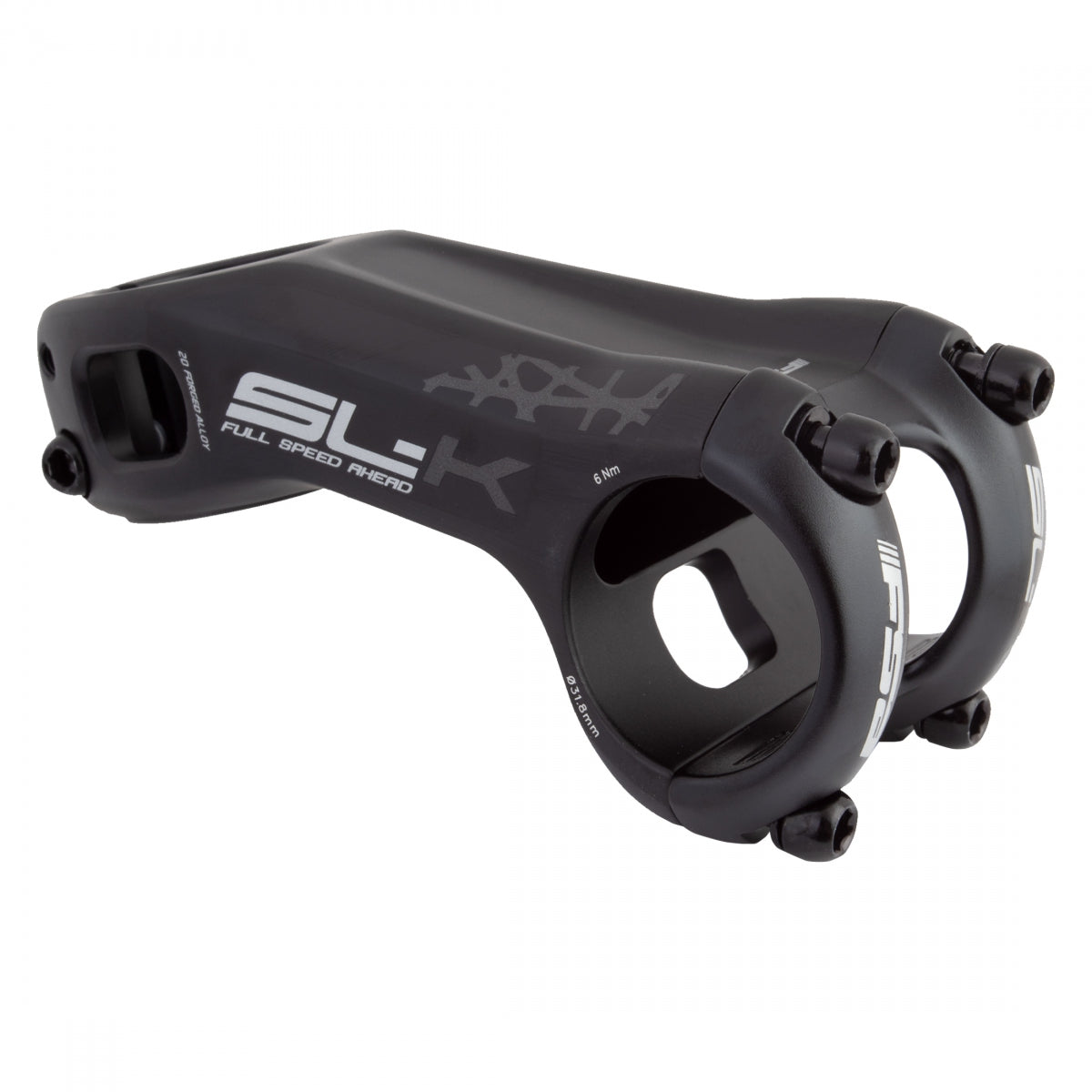 FSA Slk Drop 80mm Threadless Stem 31.8mm Clamp 1 1/8 in Steerer Black