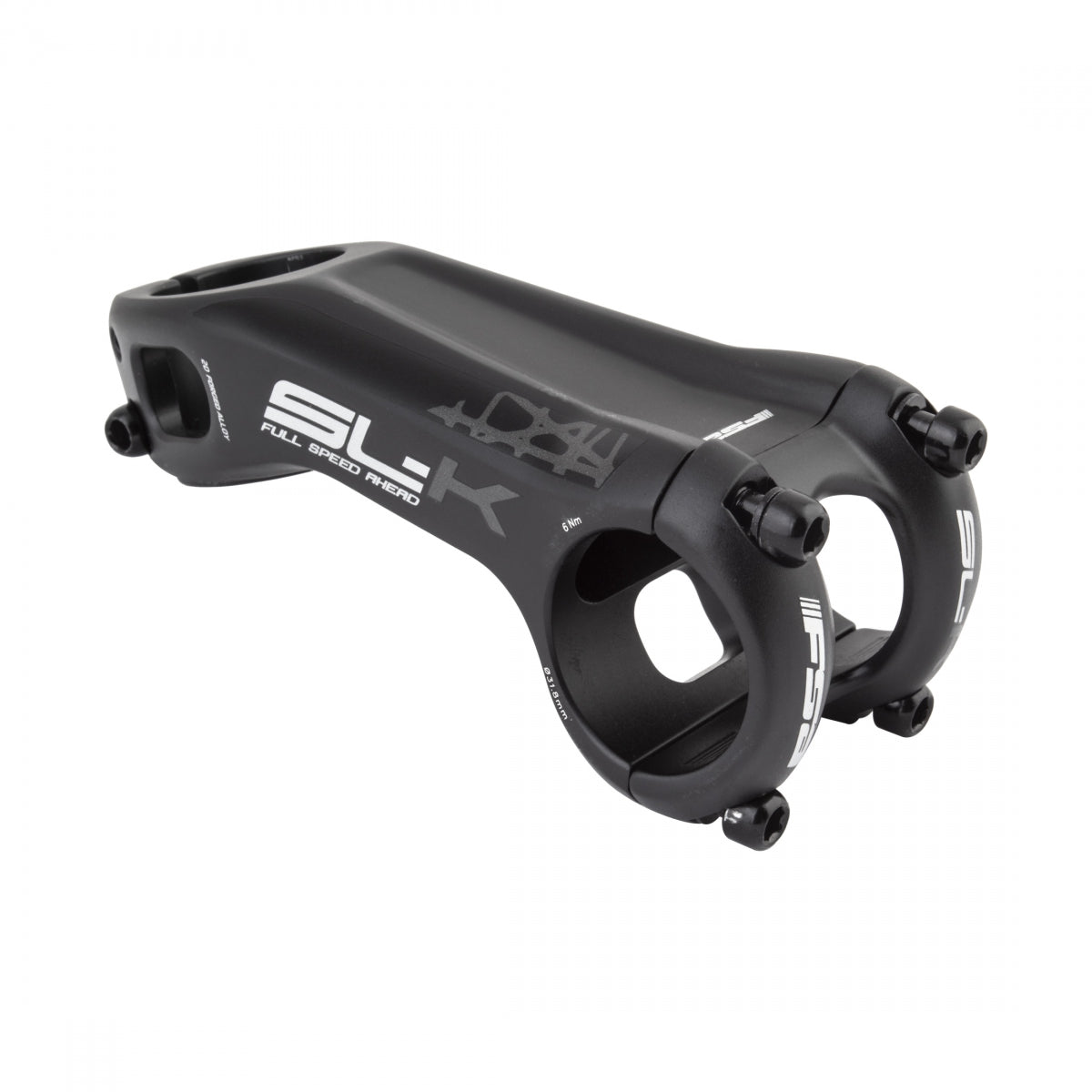 FSA Slk Drop (K) 90mm Threadless Stem 31.8mm Clamp 1 1/8 in Steerer Black