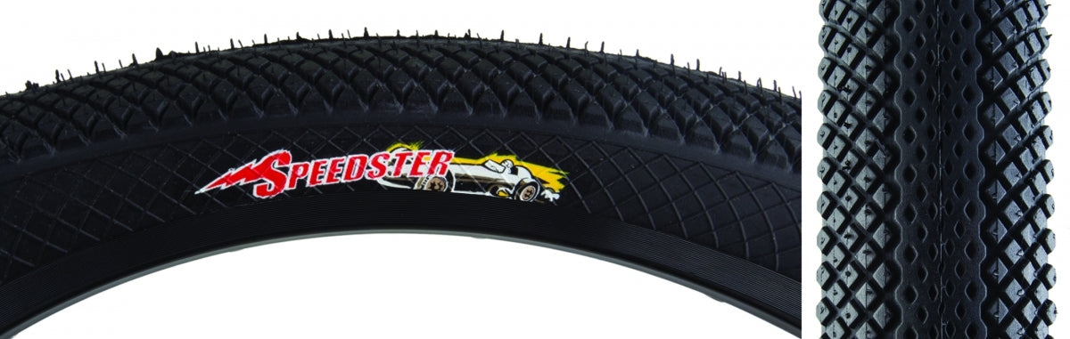 Tire Vee Speedster 20X1-3/8 Black/Bk Fold