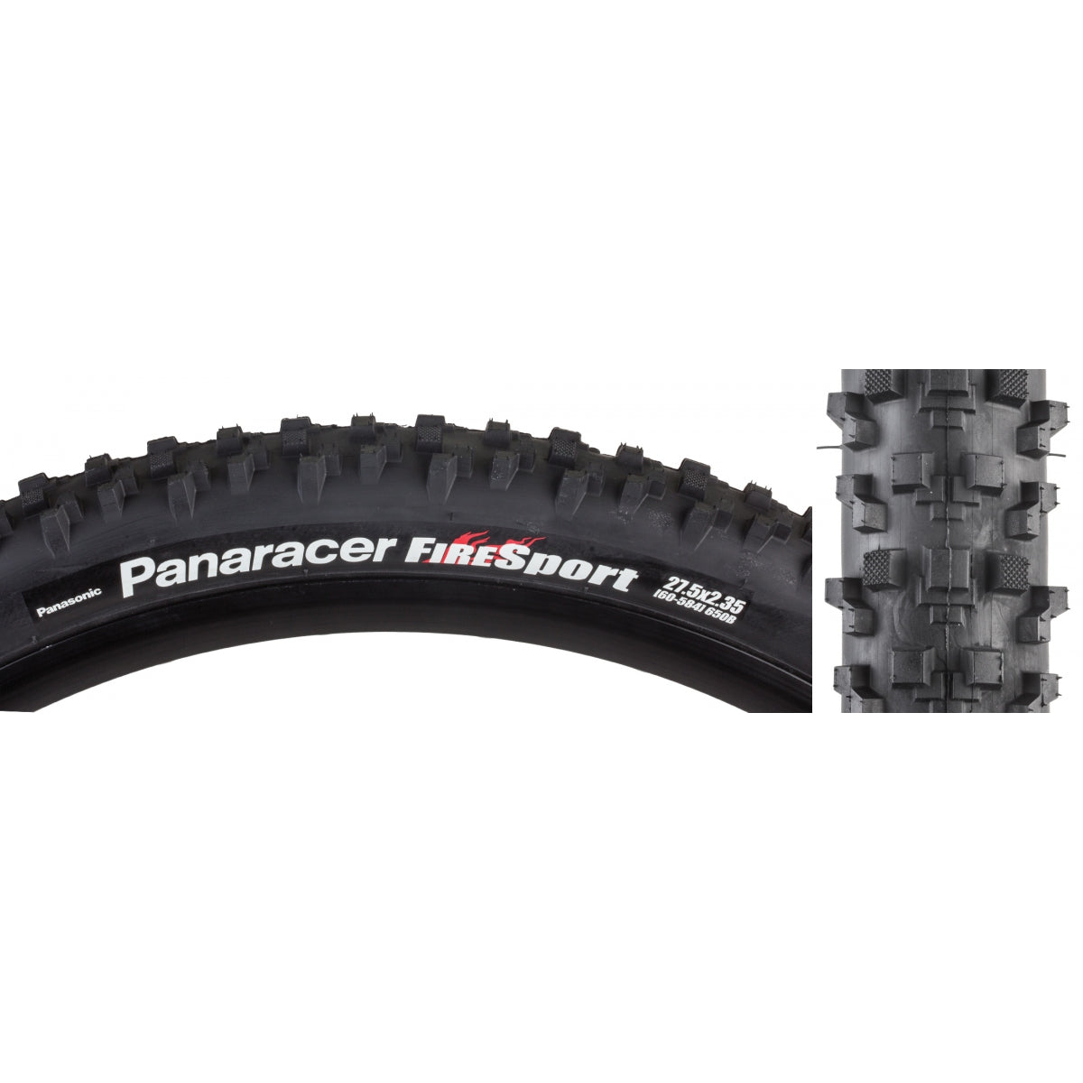 Tire Pan Fire Sport 27.5X2.35 Wire Black/Bk