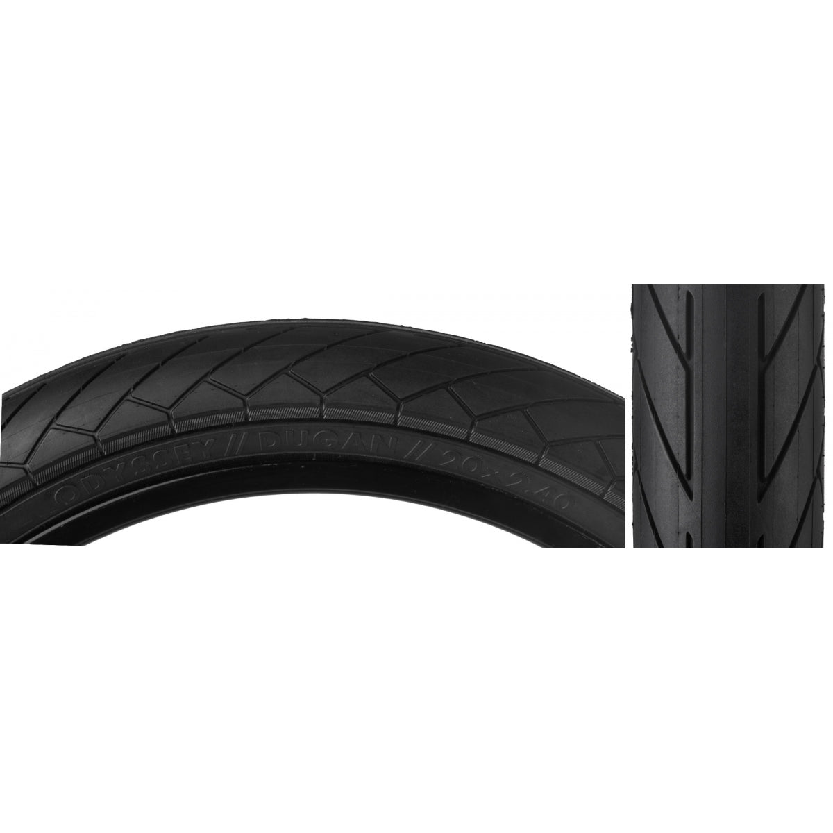 Tire Ody Tom Dugan Slick 20X2.4 Black/Bk Wire