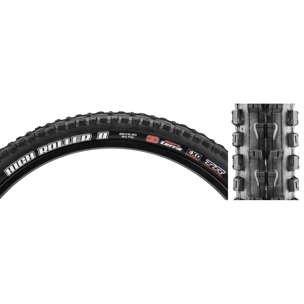 Tire Max Highroller Ii 26X2.3 Black Fold/60 Exo/Tr/Terra