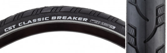 Tire Cstp Classic Breaker 26X1-3/8 Black/Bk Sc/Apl Wire