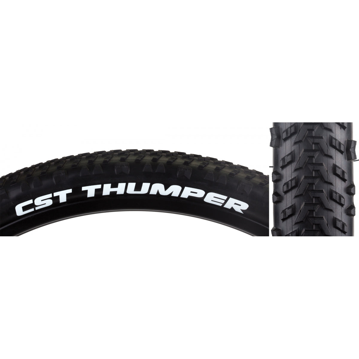 Tire Cstp Thumper 26X2.1 Black/Bk Sc Wire
