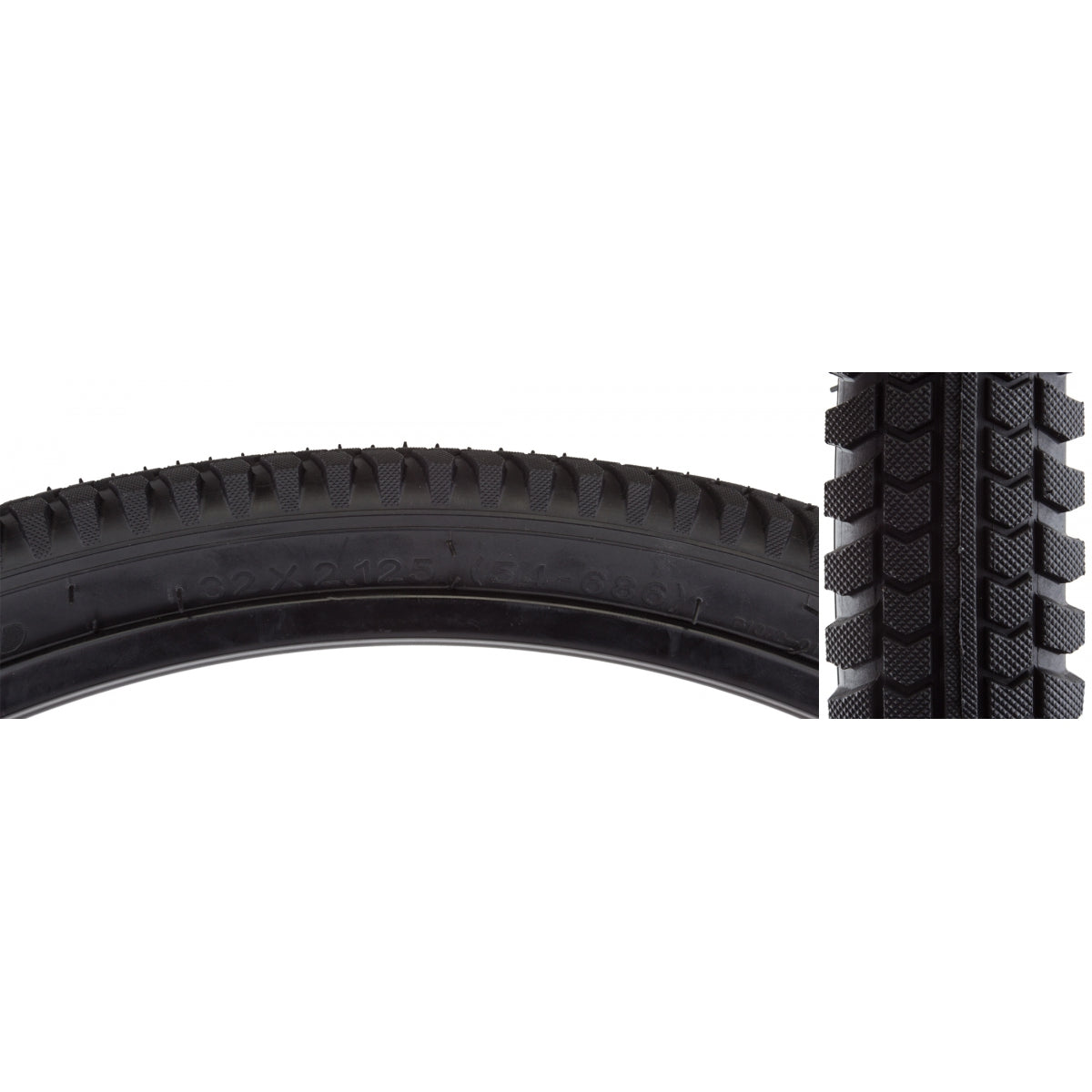 Tire Sunlite 32X2.125 Black/Blk Cruiser A1072 Wire