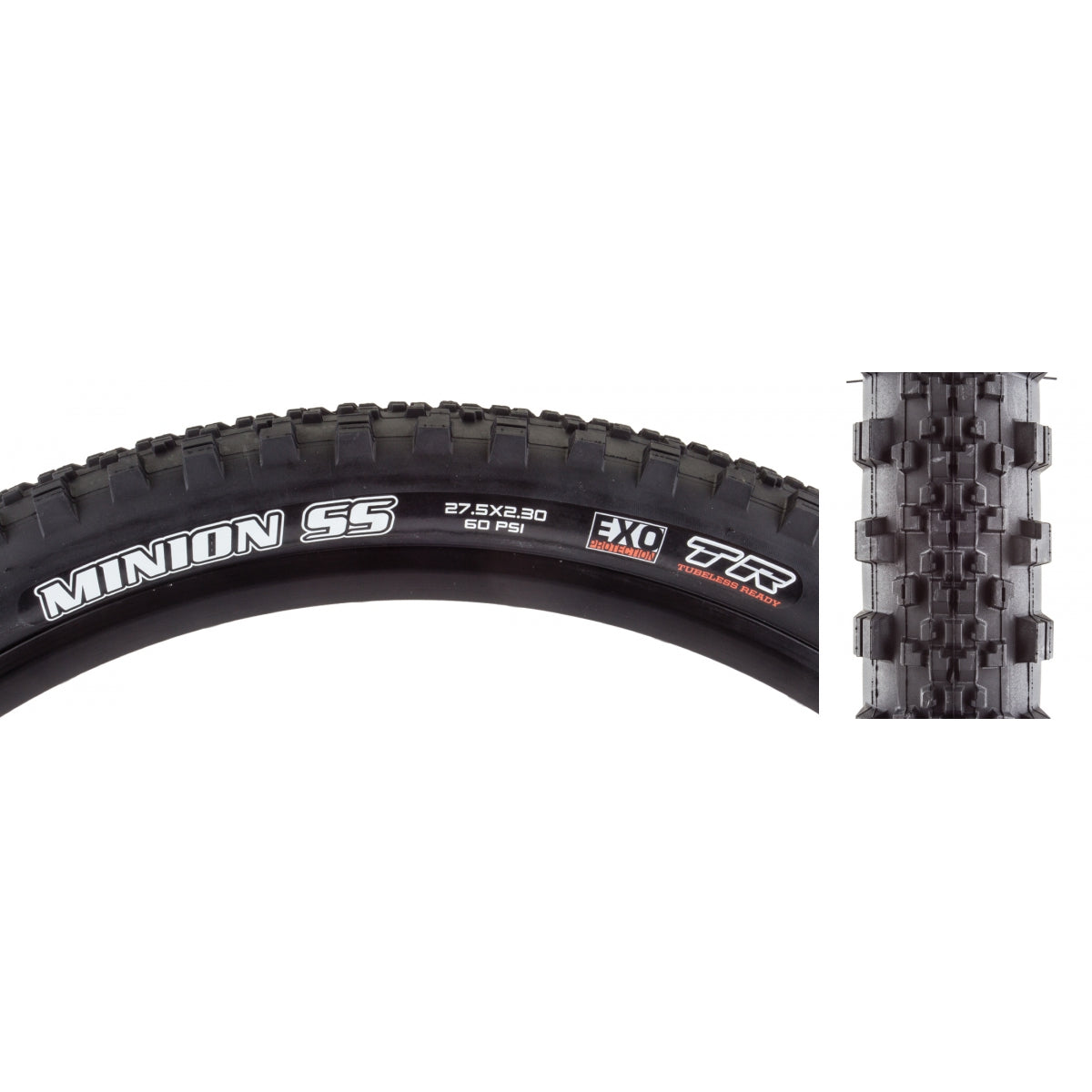 Tire Max Minion Ss 27.5X2.3 Black Fold/60 Dc/Exo/Tr