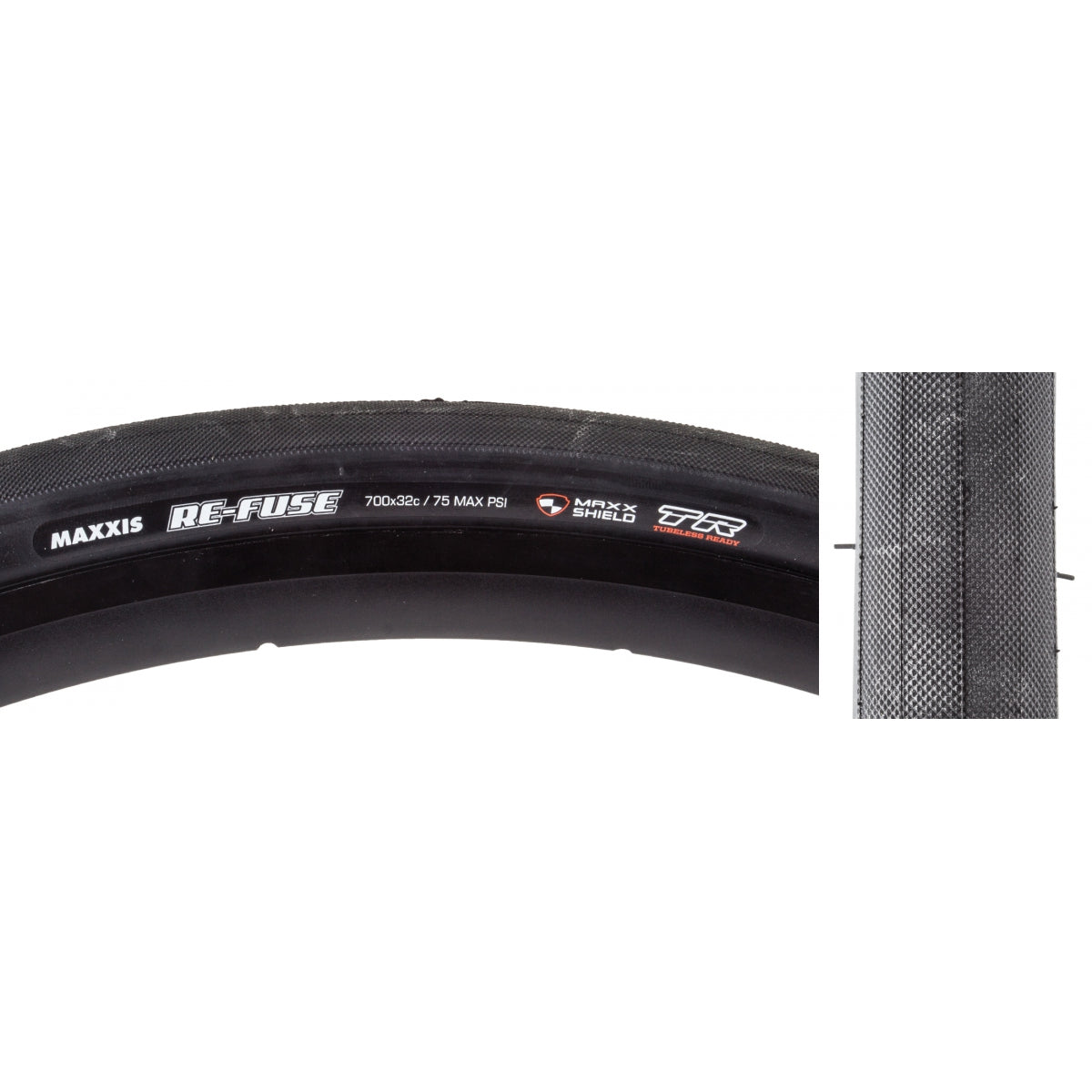 Tire Max Refuse 700X32 Black Fold/60 Dc/Ms/Tr