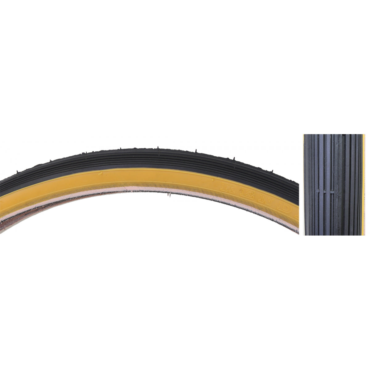 Tire Sunlite 24X1-1/4 S5/6 Black/Gm Street K23 Wire