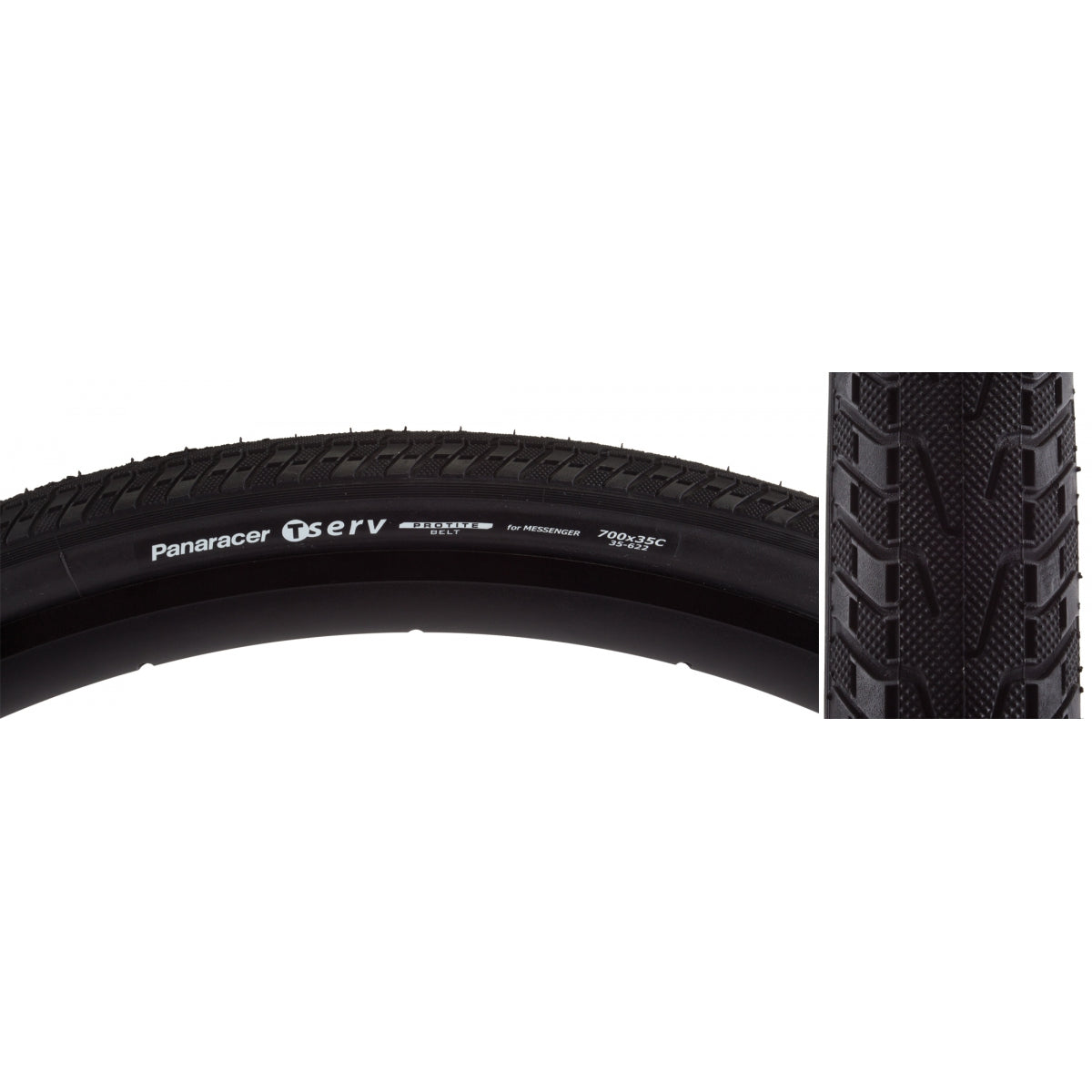 Tire Pan Tserv Protite 700X35 Fold Black/Bk