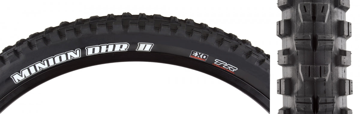 Tire Max Minion Dhr Ii 27.5X2.4 Black Fold/60 Exo/Tr/Wt