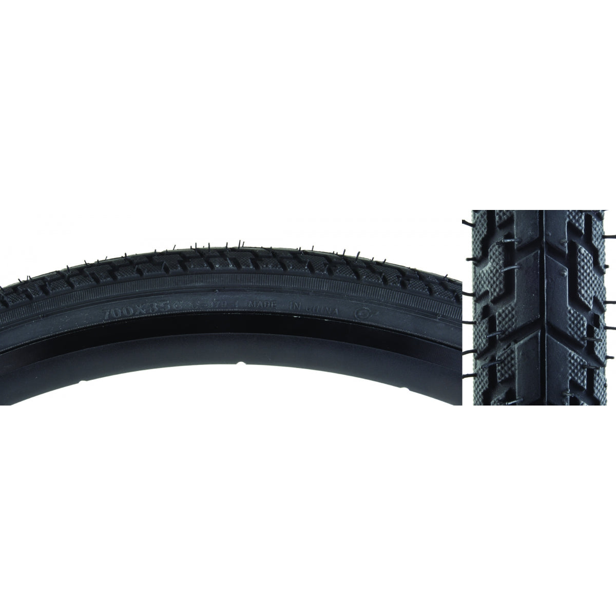 Tire Sunlite 700X35 Black/Bk Hybrid Cst979 Wire