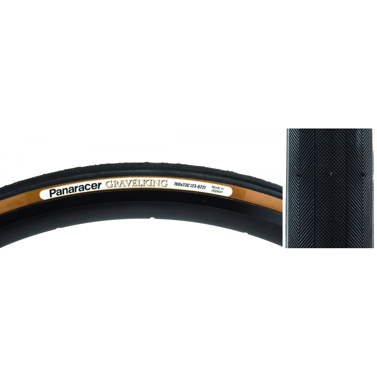 Tire Pan Gravel King 700X23 Fold Black/Bn