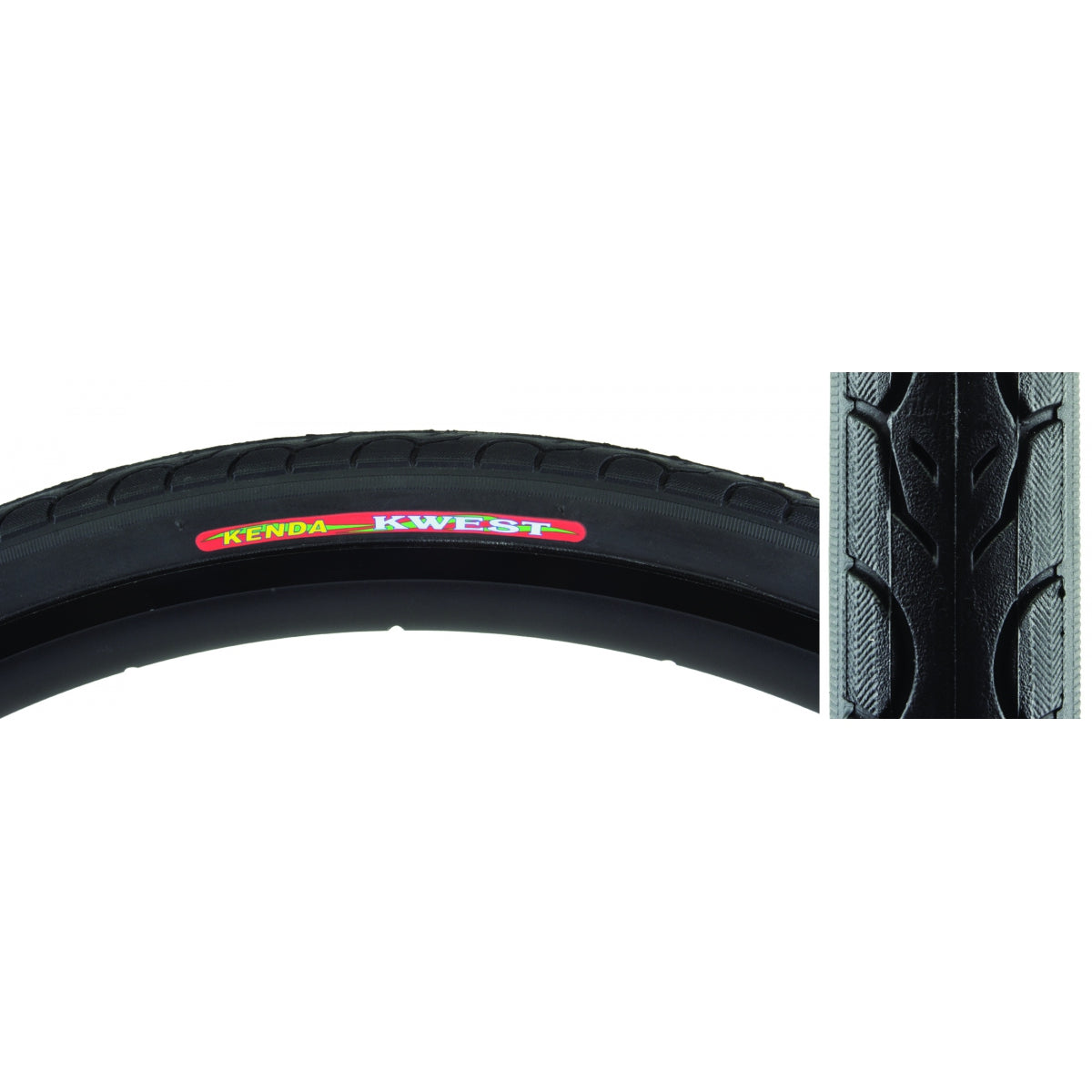 Tire Ken Kwest 700X32 Black/Bk Src/60 Wire 85Psi