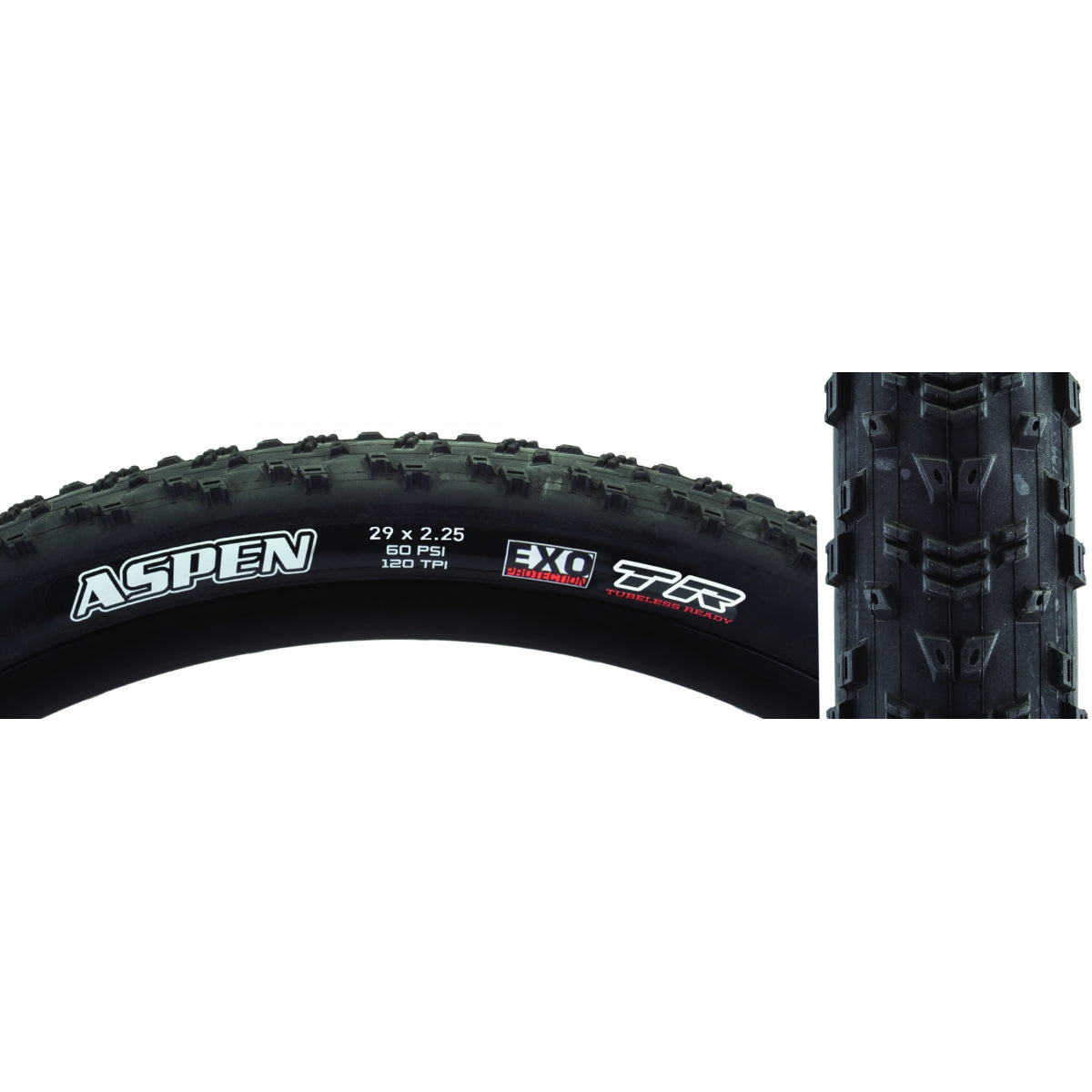 Tire Max Aspen 29X2.25 Black Fold/120 Dc/Exo/Tr