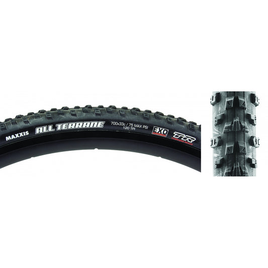 Tire Max All Terrane 700X33 Black Fold/120 Dc/Exr/Tr