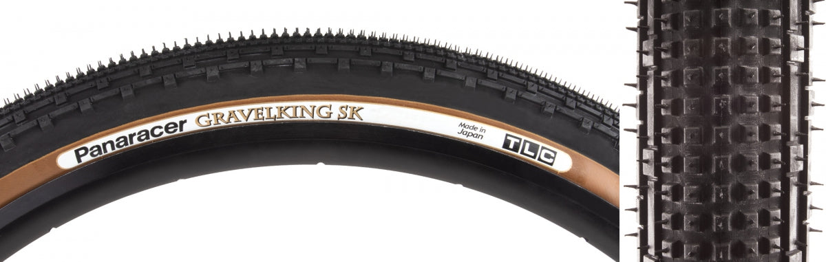 Tire Pan Gravel King Sk 700X43 Fold Tbls Bk/Bn