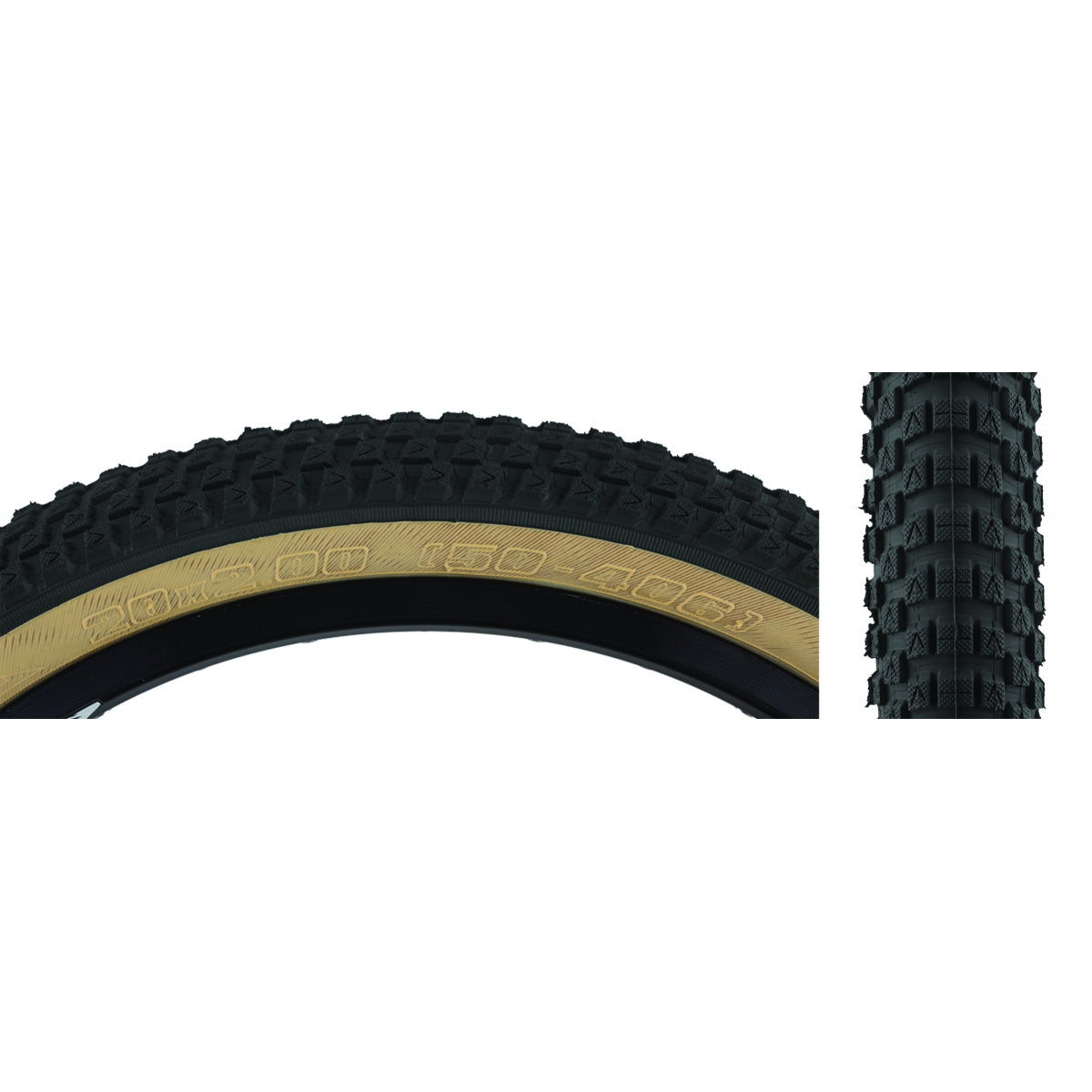 Tire Se Bikes Cub 20X2.0 Black/Tan Wire/27