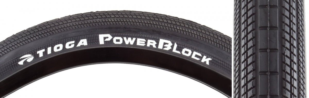 Tire Tioga Powerblock 20X1.75 Wire Black