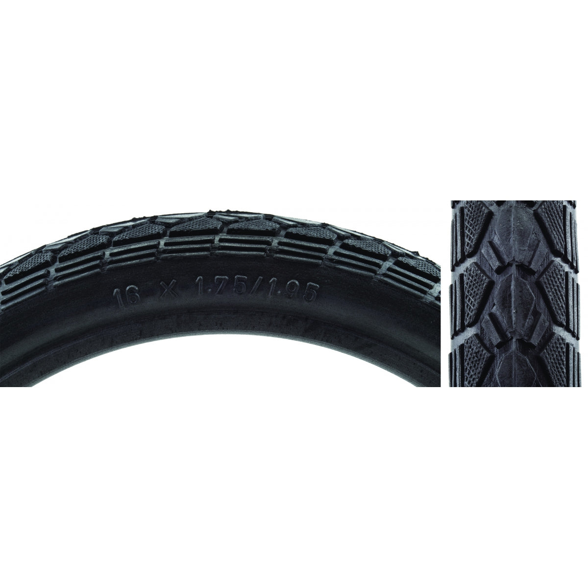 Tire Sunlite 16X1.75 Urethane Flatfree Black Wire