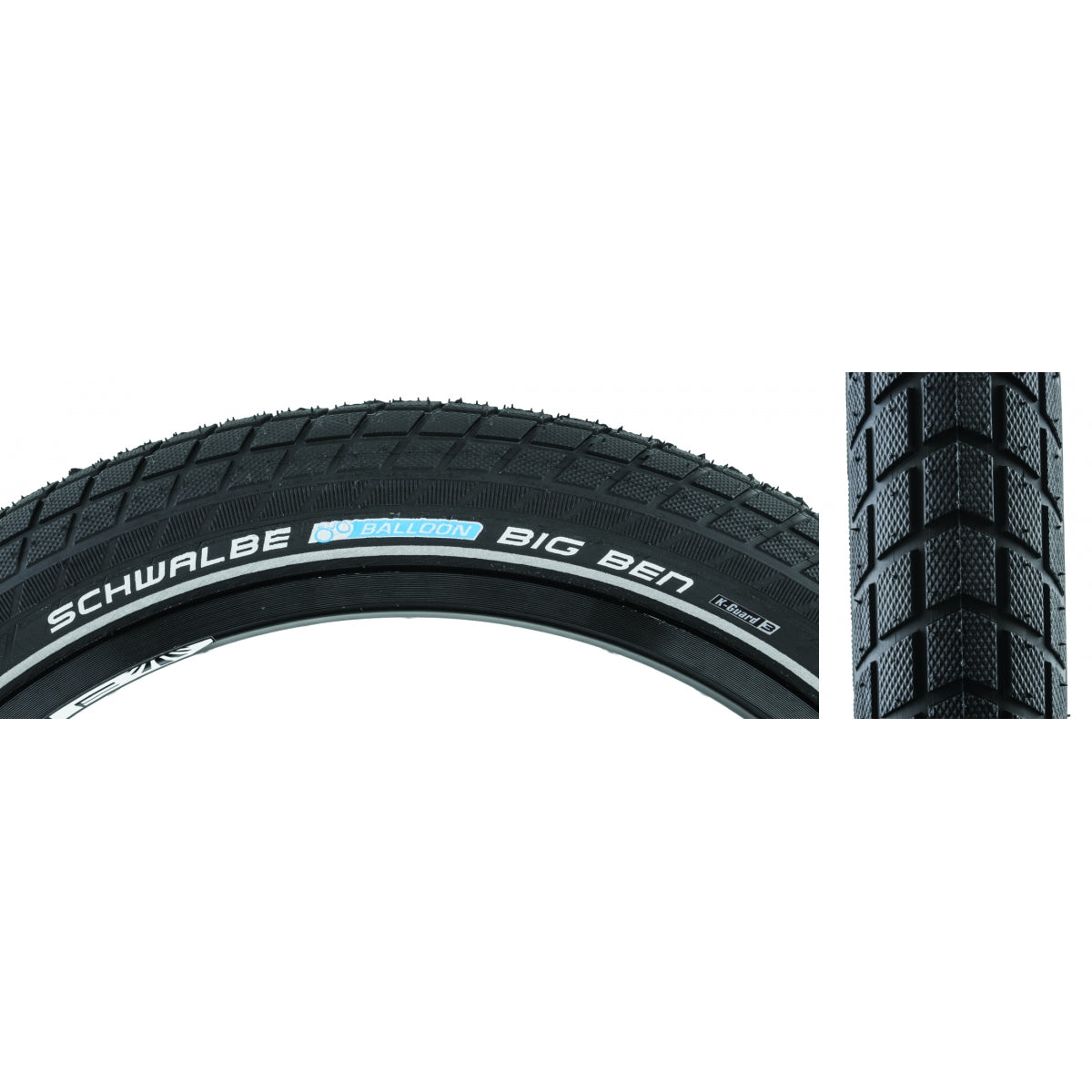 Tire Swb Big Ben 27.5X2.00 Active Twin K-Guard Black/Bk Sbc Wire
