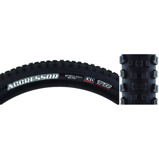 Tire Max Aggressor 27.5X2.5 Black Fold/60 Dc/Exo/Tr/Wt