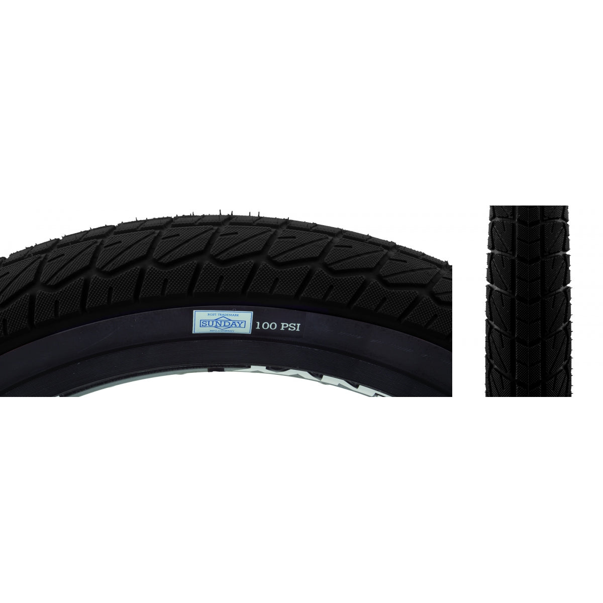 Tire Sunday Current 20X2.25 Black/Bk Wire