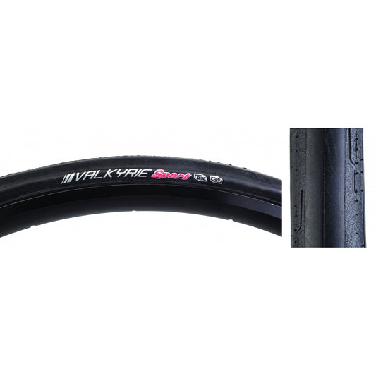 Tire Ken Valkyrie Sport 700X25 Black/Bk R3C/Icapb/60 Wire 125Psi