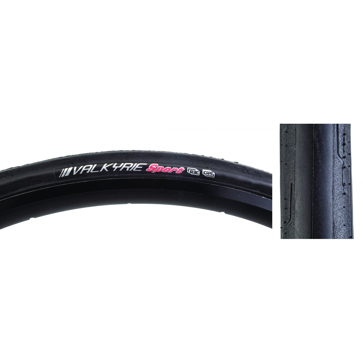 Tire Ken Valkyrie Sport 700X28 Black/Bk R3C/Icapb/60 Wire 100Psi