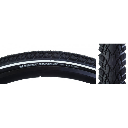 Tire Ken Kwick Drumlin Sport 700X40 Black/Bk/Ref Src/Ks/60 Wire 80Psi E50