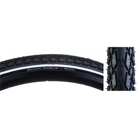 Tire Ken Kwick Drumlin Sport 700X35 Black/Bk/Ref Src/Ks/60 Wire 80Psi E50